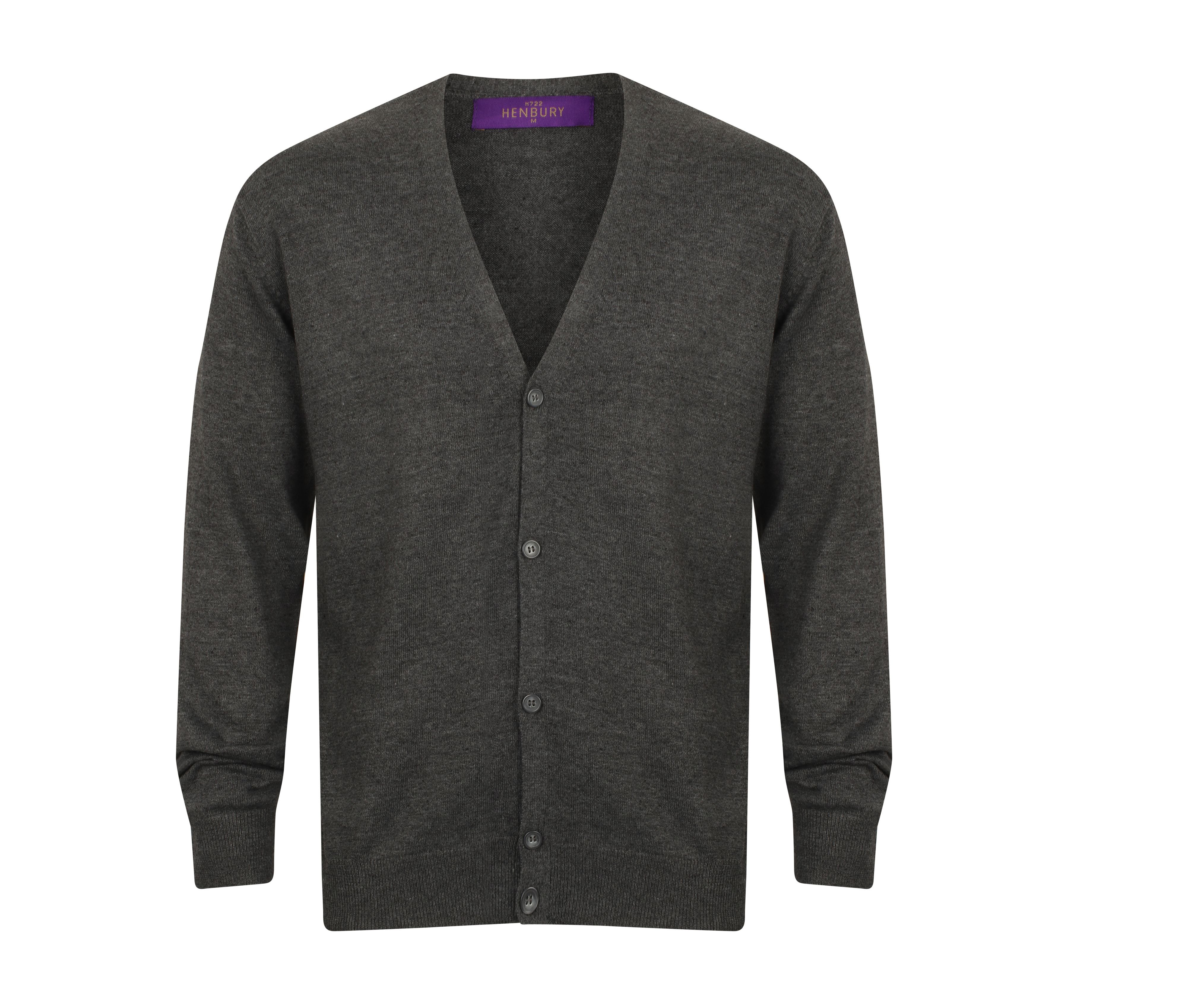 MEN'S V - BUTTON CARDIGAN
